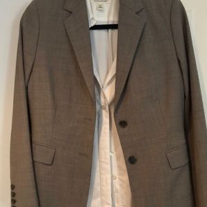 Banana Republic taupe suit